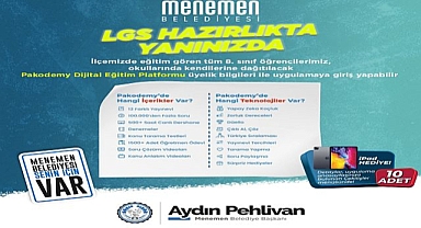 Pehlivan’dan Öğrencilere Dijital Eğitim Desteği Müjdesi