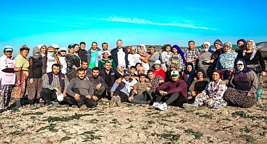 Başkan Aydın’dan kadın çiftçilere teşekkür ziyareti