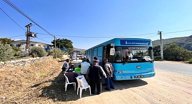 Büyükşehir'in giyim otobüsü yollardı