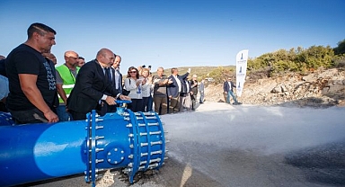 Yahşibey Sulama Göleti’nde ilk can suyu