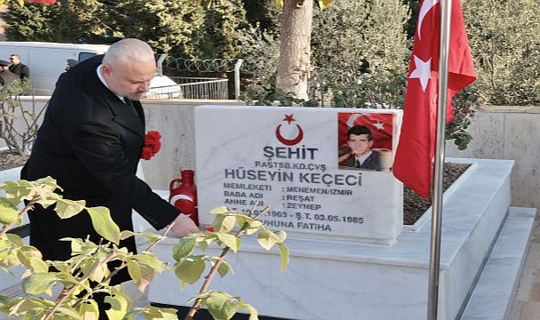 Başkan Pehlivan: Menemen, Şehit Kubilay ve silah arkadaşlarını bağrına bastı