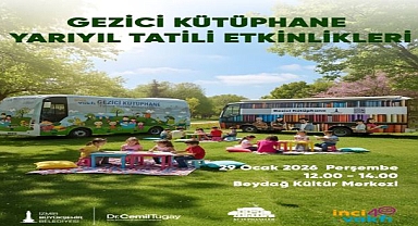 Gezici Kütüphane tatilde yollara çıkıyor 