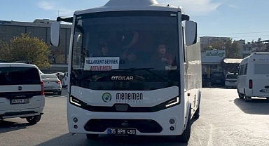 Menemen’de ulaşımın yıldızı ücretsiz ring servisler