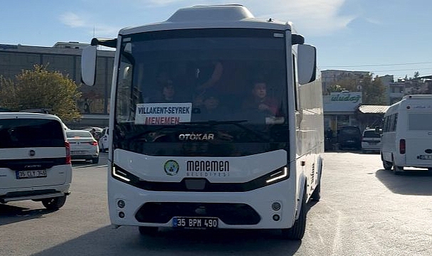 Menemen’de ulaşımın yıldızı ücretsiz ring servisler