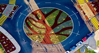 Kavşaklar sanat eserine dönüşüyor